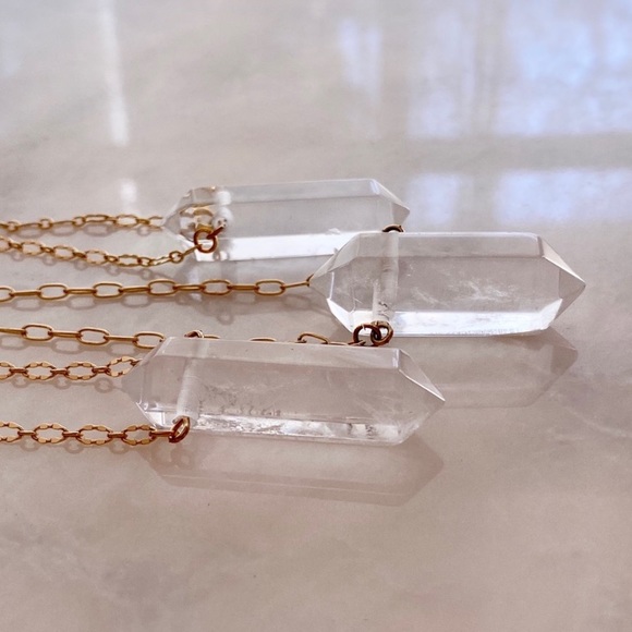 NEW! Double Terminated Quartz Necklace - Picture 6 of 8